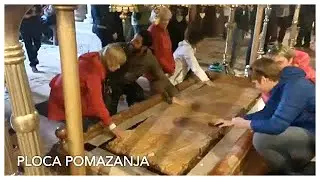 Najsvetije Mesto na Svetu Grob Isusa Hrista Ploca Pomazanja i  Raspece Hristovo Jerusalim
