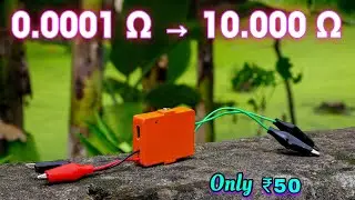 How to Make a Very Accurate Milli-Ohm Meter | Simple Multimeter Hack (Hindi)