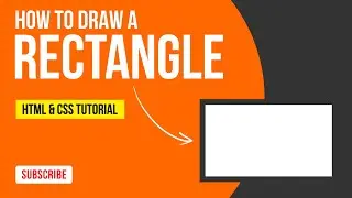 How to Make a Rectangle Using HTML & CSS | How to Create a Rectangle Shape | HTML & CSS Tutorial