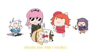 Amelia Watson 1 Year Anniversary Stream Loading Screen (1 Hour)
