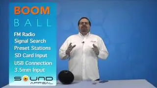 Bluetooth Radio Music System - Boom Ball by Sound Appeal