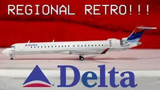 Gemini Jets Delta Connection CRJ-900 *RETRO* Unboxing!