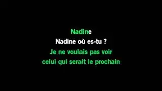 Karaoké Johnny Hallyday - Nadine (Avec choeurs)