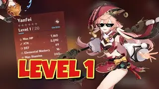 Lv. 1 Yanfei vs. Lv. 90 Childe | Genshin Impact