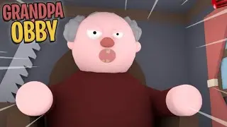 роблокс играем в игру escape grandpa obby *warning disturbing внимание неприятно* *roblox 2006*