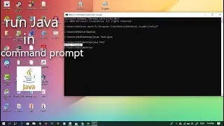 run java program in command prompt.