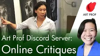 Critique Channels in the Art Prof Discord Server 