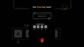 Using Array Pop to remove the last element