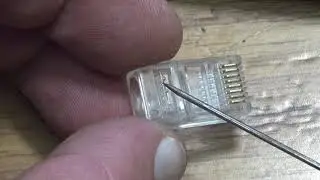 Как о прессовать интернет кабель