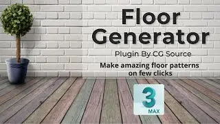 Make Multiple Floor Designs Using Floor Generator | Floor generator for 3ds Max 2021 | Hindi/Urdu