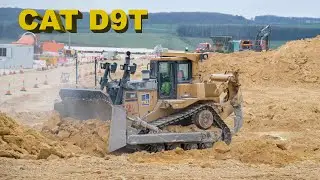 CAT D9T ripping and pushing to create a plateau in Barnsley.  #cat #caterpillar