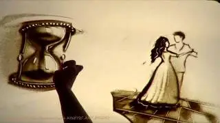Love story Песочная анимация История любви на свадьбу arthall.od.ua