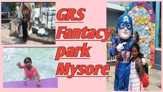 GRS fantacy park Mysore summer vacation Trip Lekhana mysore famous water park and snow City #devika 