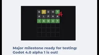 Godot 4.0 ALPHA IS HERE!