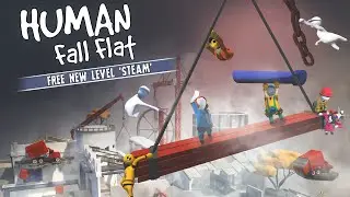 прохождение Human fall flat #8 головоломки