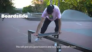 HOW TO FRONTSIDE BOARDSLIDE | at kickpush.com.au