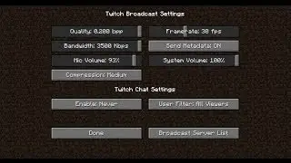 Minecraft Twitch One-Click Streaming Integration -- Feature Preview