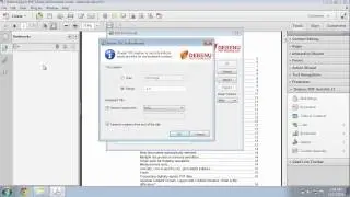 Automatically generate bookmarks from a TOC in PDF files