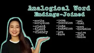 EPISODE 19: Analogical Word. Endings-Joined (Jaz Vlog and Stenography)