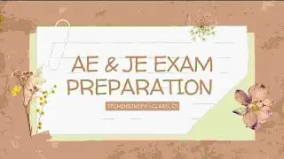 Assistant Engineer & Junior Engineer exam preparation in Tamil | Circuit Elements| Class-03