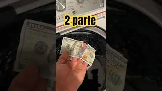 tienes que ser fuerte como este billete!!!   lavando dinero !! #new #video #shorts