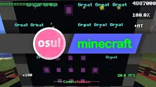 I remade osu! in Minecraft