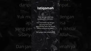 Istiqomah lah #motivasi #kisahnyata #viralshorts