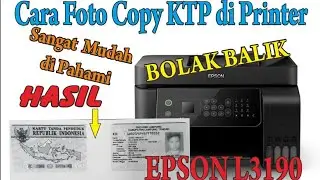 Fotocopy KTP bolak balik di Printer