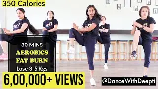DWD119 - BURN Arm + Leg + Belly Fat - 30mins Aerobics Workout | Hrithik Mix 