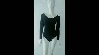 Women Long Sleeve Dance leotards for Ballet Adult lady Train top