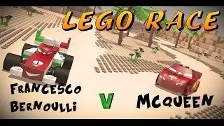 LEGO Cars Race-Francesco  Bernoulli v McQueen