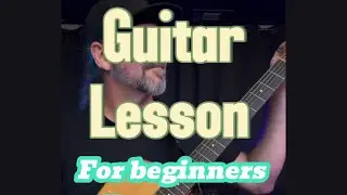 Guitar Lesson for Beginners | 5 minute Play Along Guitar Practice