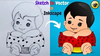 Inkscape 1.2 | Sketch to Vector in Inkscape | Vectorize an Image in Inkscape 