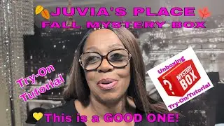 JUVIA'S PLACE Fall Mystery Box Unboxing  and #tryon. #juviasplace #seasonedbeautiesunbox #tutorial
