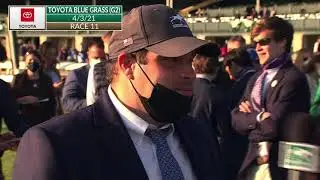 Essential Quality wins the 2021 Toyota Blue Grass (G2) at Keeneland