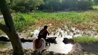 Village Life in Pakistan Tubewell Chal Raha hy