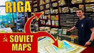 ⭐Hidden Gem in RIGA, LATVIA:  This Amazing Map Shop