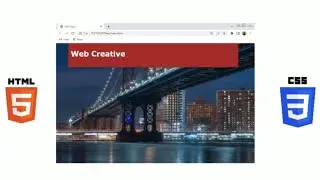 Create header and Background image in Web Page use HTML||CSS #webdevelopment #web #learning #html