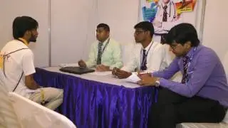 Interview Session by Eureka Forbes at Job Fair on 7th May 2017