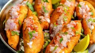 Mirchi bajji recipe | Mirchi masala bajji | Mirapakai bajji | Stuffed mirchi bajji