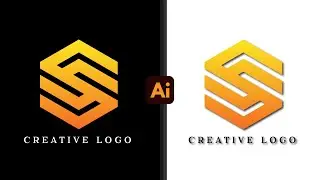 SS Letter Logo Design And Polygone  Logo Design || Adobeillustrator Logo Design #tutorials#Graphics