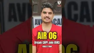 AIR 06 in CAPF AC 2023 | CAPF AC 2025 | CAPF AC MOTIVATION & STRATEGY 