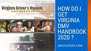 How do I get Virginia DMV Handbook (VA Driver's Manual) 2020 ?