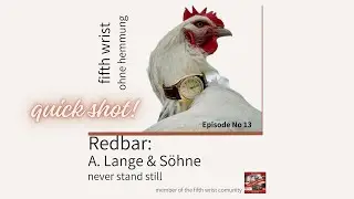 Never Stand Still: mit RedBar bei der A. Lange und Söhne Flagship-Boutique in Frankfurt