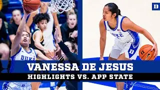Vanessa de Jesus Highlights vs. App State