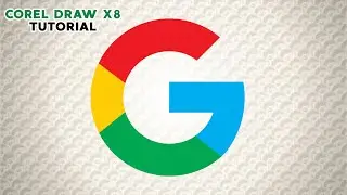 How to Make Google Logo in Corel draw x8 - Corel DRAW Tutorials