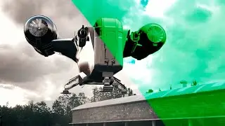 🔥🔥Mandalorian Ship Landing After effects + 3d element - Part 2