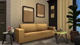 Modern Apartment 🐱&🎮 | 1312 21 Chic Street | No CC | Sims 4 stop motion build