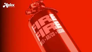 Shimza x AR/CO x Kasango - Fire Fire (Visualizer) [Helix Records]