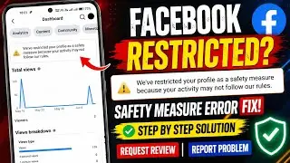 We Restricted Your Page as a Safety Measure Facebook | Facebook Page Restricted Problem Fix 2026